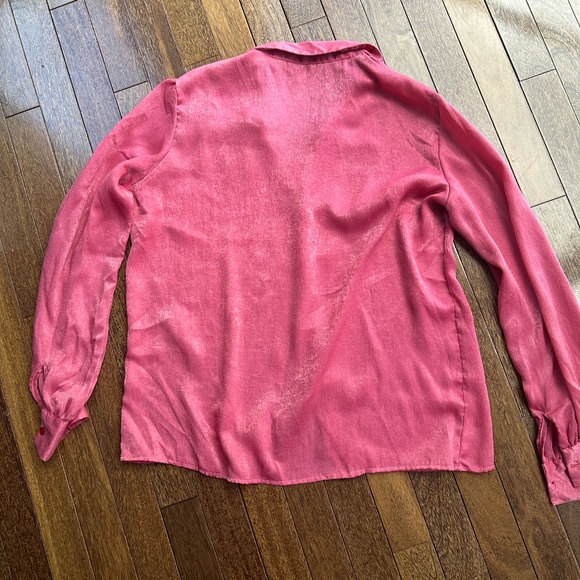 Nasty Gal- Pink Button Down - (sz 2, S) - Picture 4 of 4